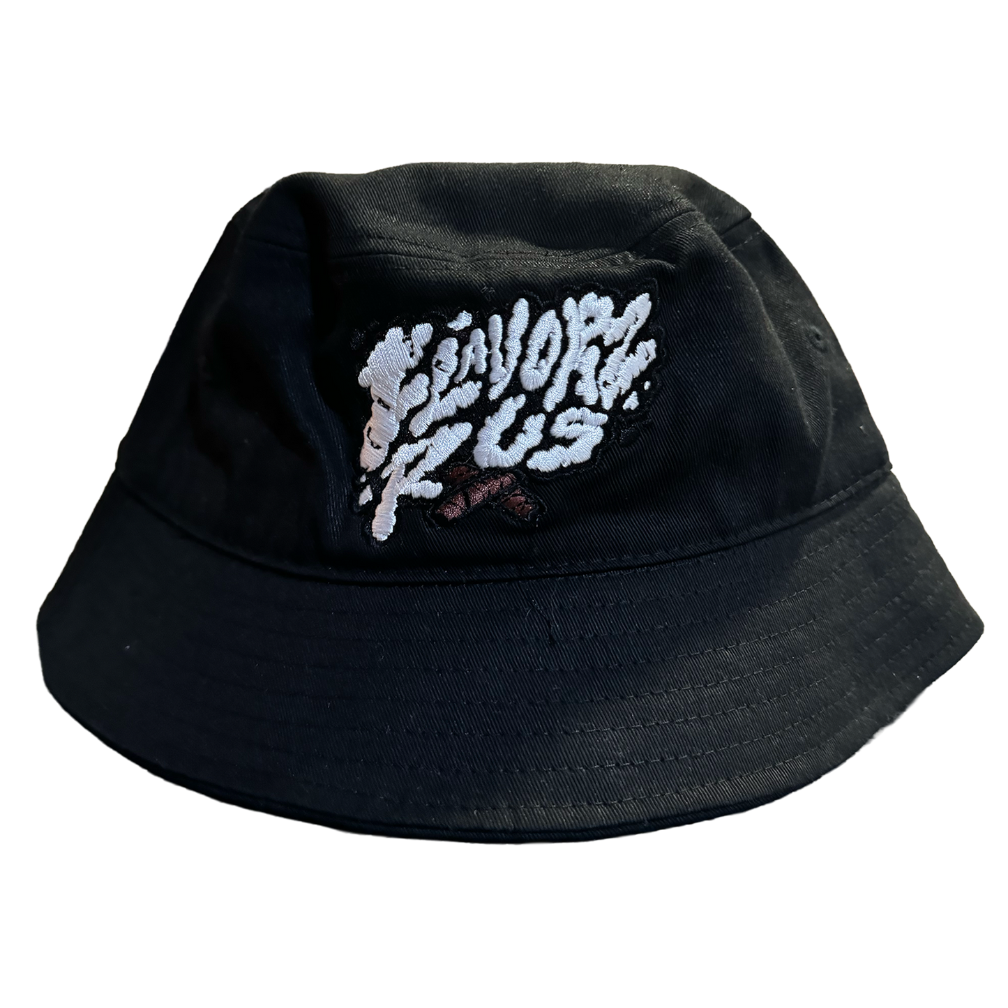 FLAVORZ R US "SIGNATURE" BLACK BUCKET HAT