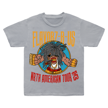 FLAVORZ R US "WORLD TOUR 25" GREY SHIRT
