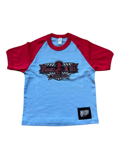 PLAYERS CLUB RED/BLUE WOMEN TEE