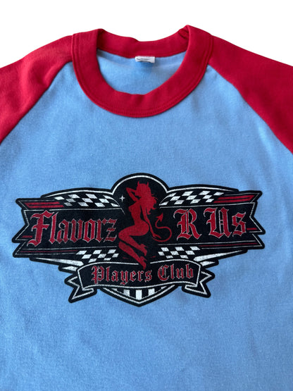 PLAYERS CLUB RED/BLUE WOMEN TEE