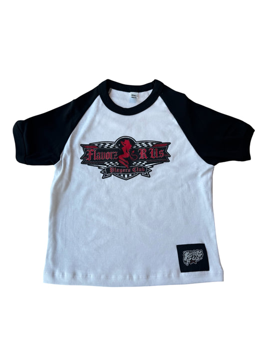 PLAYERS CLUB BLACK/WHITE WOMEN TEE