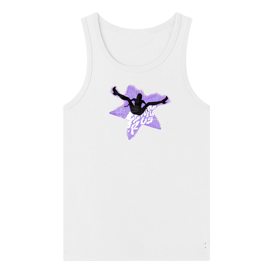 FLAVORZ R US "5STAR" WHITE TANKTOP